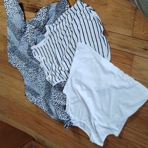 Package of 3! Duluth XL top, New Day stripe XXL top, Jessica London 34/36